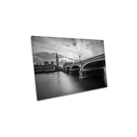 Westminster Serenity London City Canvas Wall Art Picture Print - thumbnail 1