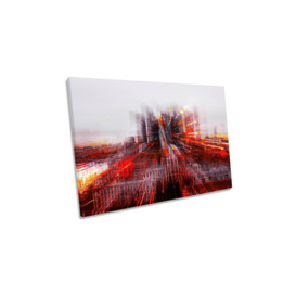Moscow City Russia Abstract Canvas Wall Art Picture Print