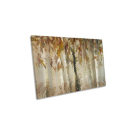 Eye Catcher Textured Floral Trees Canvas Wall Art Picture Print - thumbnail 1