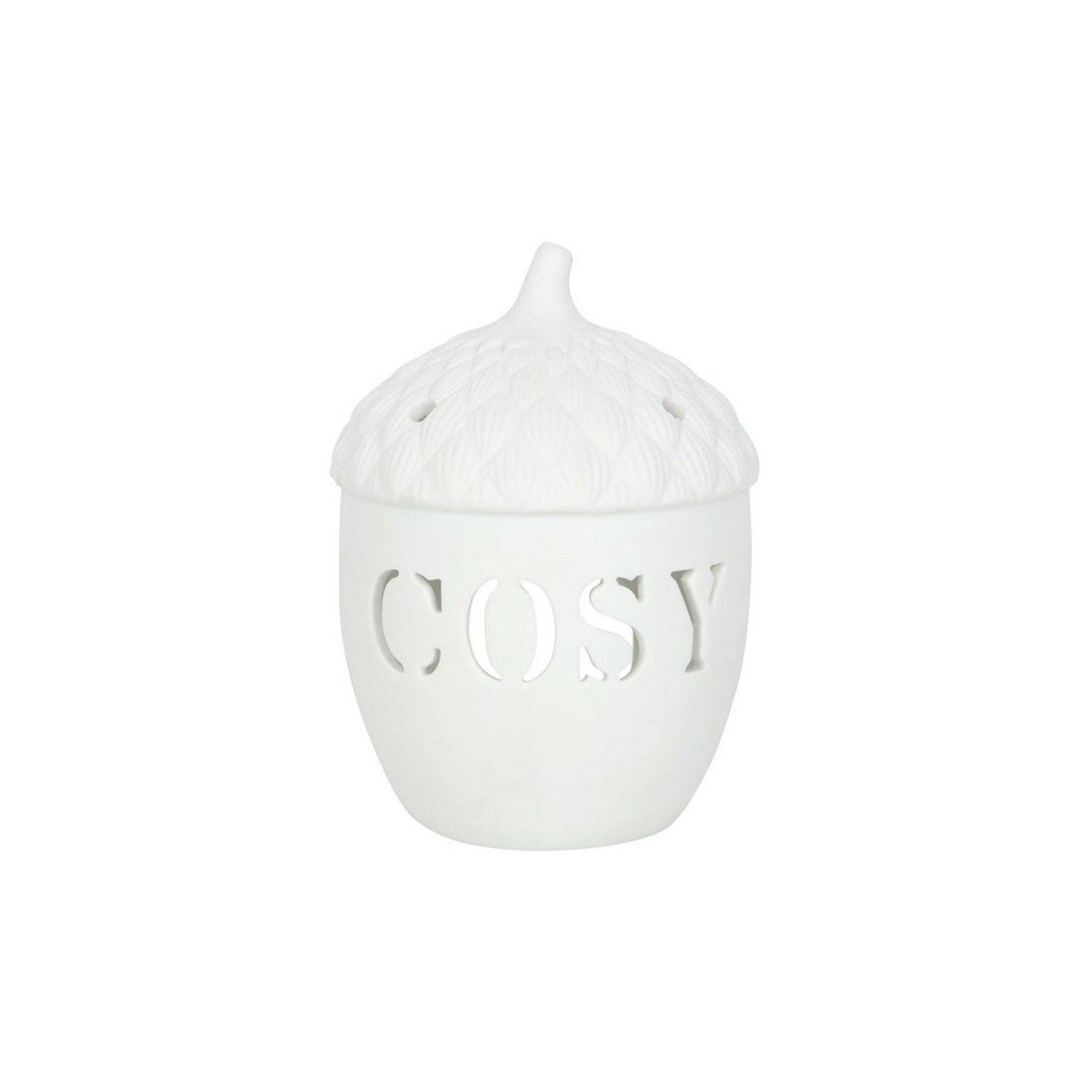 Cosy Ceramic Acorn Tealight Holder