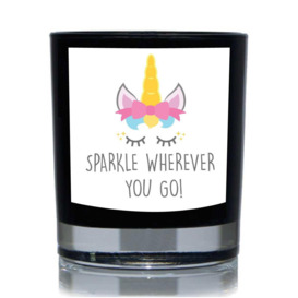 Unicorn Sparkle Wherever You Go Funny 20cl Candle