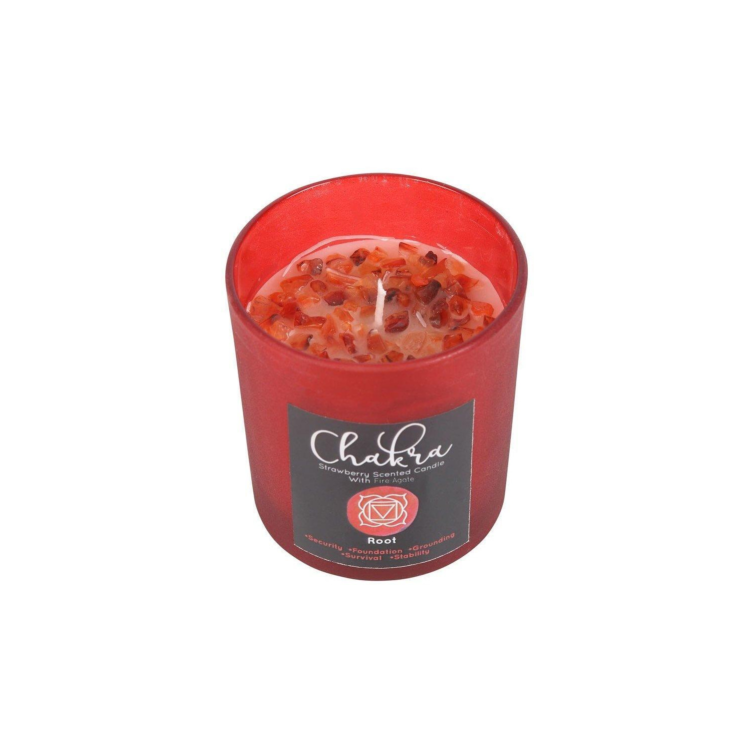 Strawberry Root Chakra Scented Candle - image 1