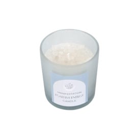 Positive Energy White Sage Crystal Chips Scented Candle - thumbnail 1
