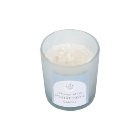 Positive Energy White Sage Crystal Chips Scented Candle