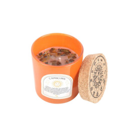 Capricorn Sandalwood & Jasmine Tigers Eye Scented Candle