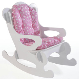 Kids Rocking Chair With Cushion