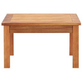 Garden Coffee Table 60x60x36 cm Solid Acacia Wood - thumbnail 2