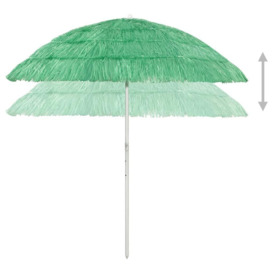 Hawaii Beach Umbrella Green 240 cm - thumbnail 3