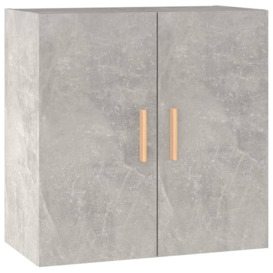 Wall Cabinet Concrete Grey 60x30x60 cm Engineered Wood - thumbnail 2