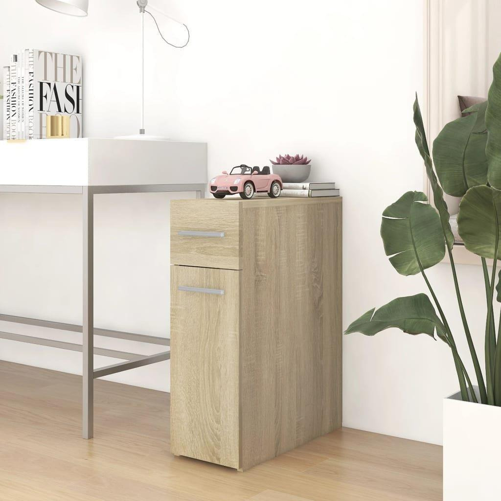 Apothecary Cabinet Sonoma Oak 20x45.5x60 cm Engineered Wood - image 1