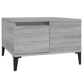 Coffee Table Grey Sonoma 55x55x36.5 cm Engineered Wood - thumbnail 2