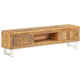 TV Stand Solid Reclaimed Wood 140x30x40 cm - thumbnail 1
