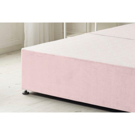 Bliss Divan Bed Base With 2 Drawers and Headboard Plush - thumbnail 3