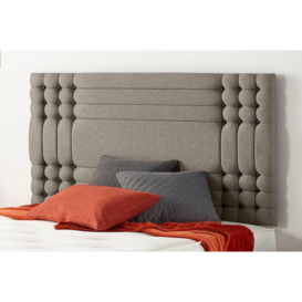 Flexby Divan Bed Base With 2 Drawers and Headboard Tweed - thumbnail 2