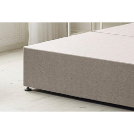 Flexby Divan Bed Base With 2 Drawers and Headboard Tweed - thumbnail 3