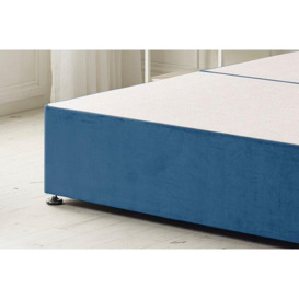 Platinum Divan Bed Base With 2 Drawers and Headboard Plush - thumbnail 3