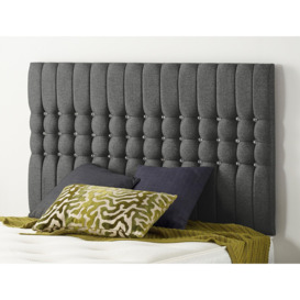 Galaxy Divan Bed Base With 2 Drawers and Headboard Tweed - thumbnail 2