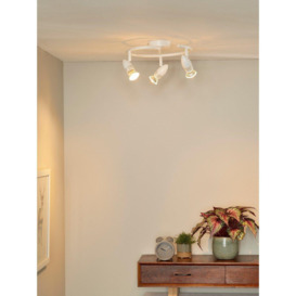 'CARO' Non Dimmable Stylish Tiltable Indoor LED Ceiling Spotlight GU10 - thumbnail 2