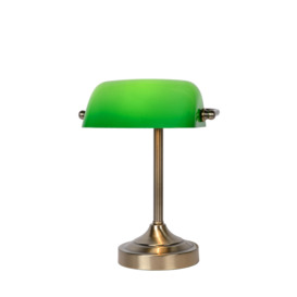 'BANKER' Modern Non Dimmable Tiltable Stylish Table Desk Lamp 1xE14
