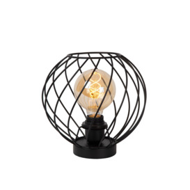 Lucide DANZA Table Lamp E27 Globe Shape 40W Classic Desk Night Light - 25 cm - thumbnail 1