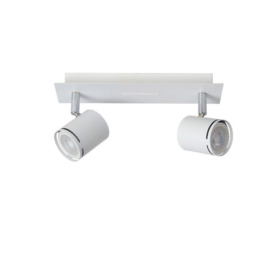 'RILOU' Dimmable Rotatable Indoor LED Twin Ceiling Spotlight GU10 - thumbnail 2