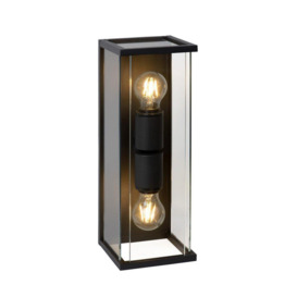 'CLAIRE' Dimmable Stylish Outdoor Décor Vintage Twin Wall Light 2xE27