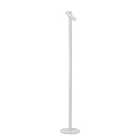 Lucide ANTRIM Rechargeable Floor reading lamp Battery LED Dim. 1x22W 2700K IP54 With wireless charging pad White