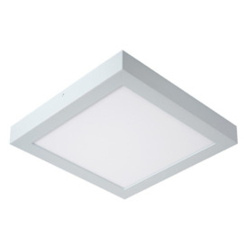 Lucide BriceLed Modern Flush Ceiling Light Bathroom LED Dim. 1x30W 3000K IP44 White - thumbnail 2