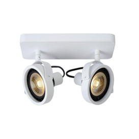 'TALA' Dimmable Stylish Rotatable LED Twin Ceiling Spotlight GU10 - thumbnail 1