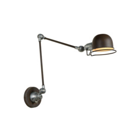 'HONORE' Non Dimmable Stylish Rotatable Industrial Wall Light 1xE14