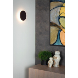 'GLIMPSE' Non Dimmable Stylish Round Modern Indoor LED Wall Light - thumbnail 2