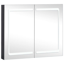 LED Bathroom Mirror Cabinet 80x12.2x68 cm - thumbnail 2