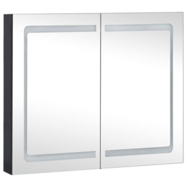 LED Bathroom Mirror Cabinet 80x12.2x68 cm - thumbnail 3