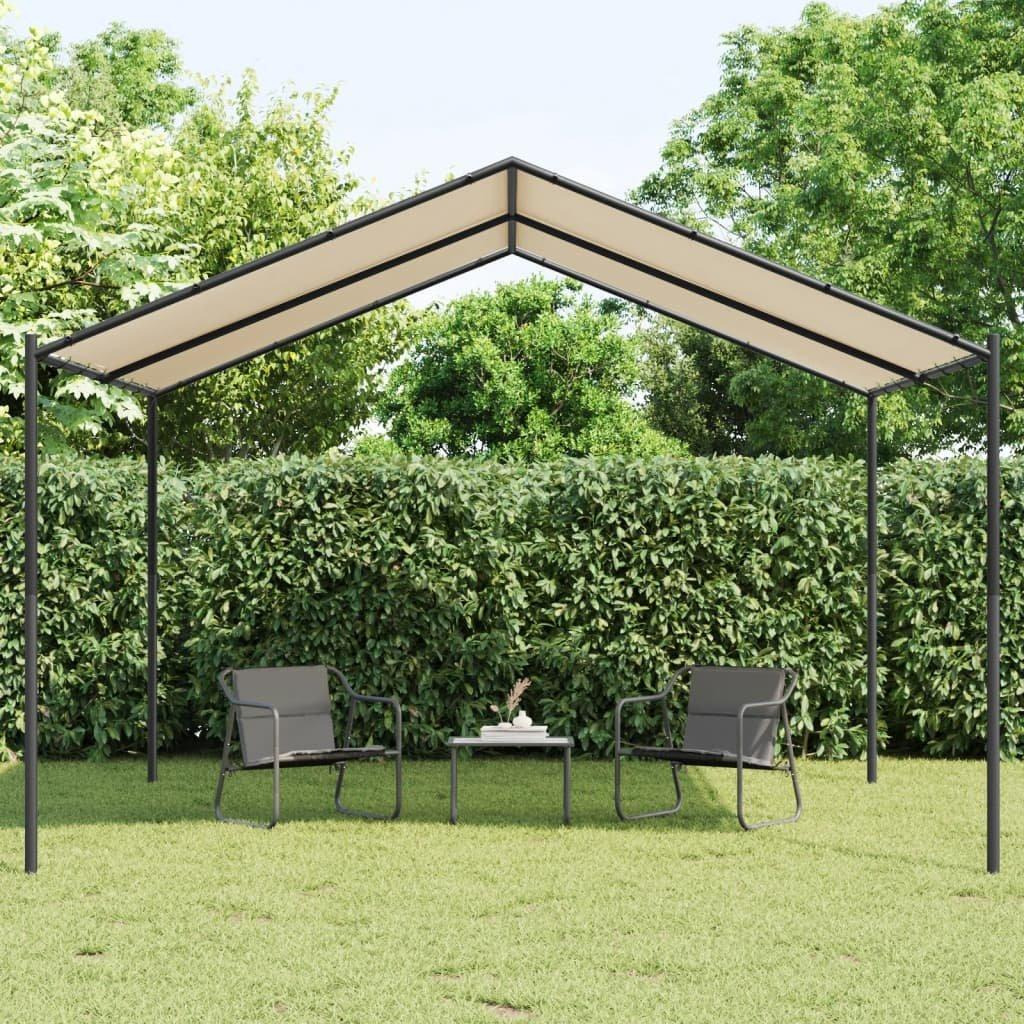 Canopy Tent Beige 4x3 m Steel and Fabric - image 1