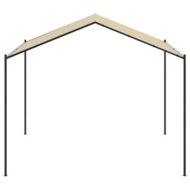 Canopy Tent Beige 4x3 m Steel and Fabric - thumbnail 3