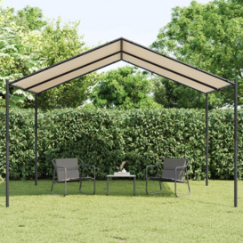 Canopy Tent Beige 4x3 m Steel and Fabric - thumbnail 1