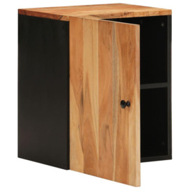 Bathroom Wall Cabinet 38x33x48 cm Solid Wood Acacia - thumbnail 3