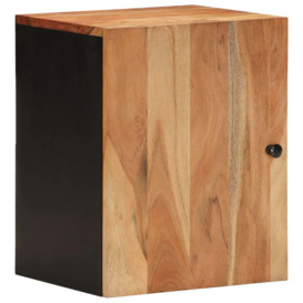 Bathroom Wall Cabinet 38x33x48 cm Solid Wood Acacia - thumbnail 2