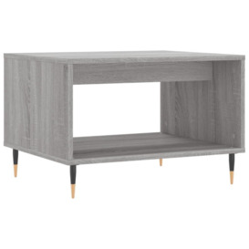 Coffee Table Grey Sonoma 60x50x40 cm Engineered Wood - thumbnail 2