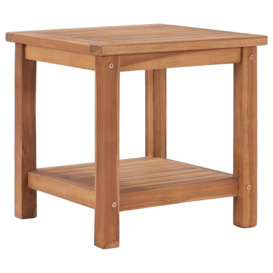 Coffee Table 45x45x45 cm Solid Teak Wood - thumbnail 1