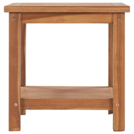 Coffee Table 45x45x45 cm Solid Teak Wood - thumbnail 2
