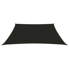 Sunshade Sail 160 g/m² Black 2x2 m HDPE - thumbnail 2