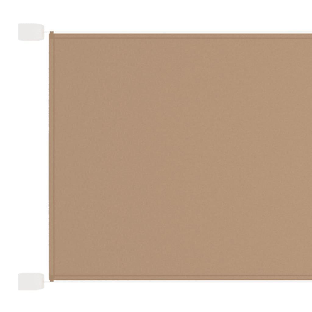 Vertical Awning Taupe 200x360 cm Oxford Fabric - image 1