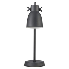 Nordlux Adrian Indoor Living Dining Metal Table Lamp in Anthracite (Diam) 12.5cm - thumbnail 3