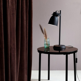 Nordlux Adrian Indoor Living Dining Metal Table Lamp in Anthracite (Diam) 12.5cm - thumbnail 1