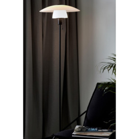 Verona Office Dining Living Room Floor Lamp in Black 150cm Tall