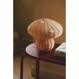 Allie Office Bedroom Living Room Rattan Table Lamp in Nature