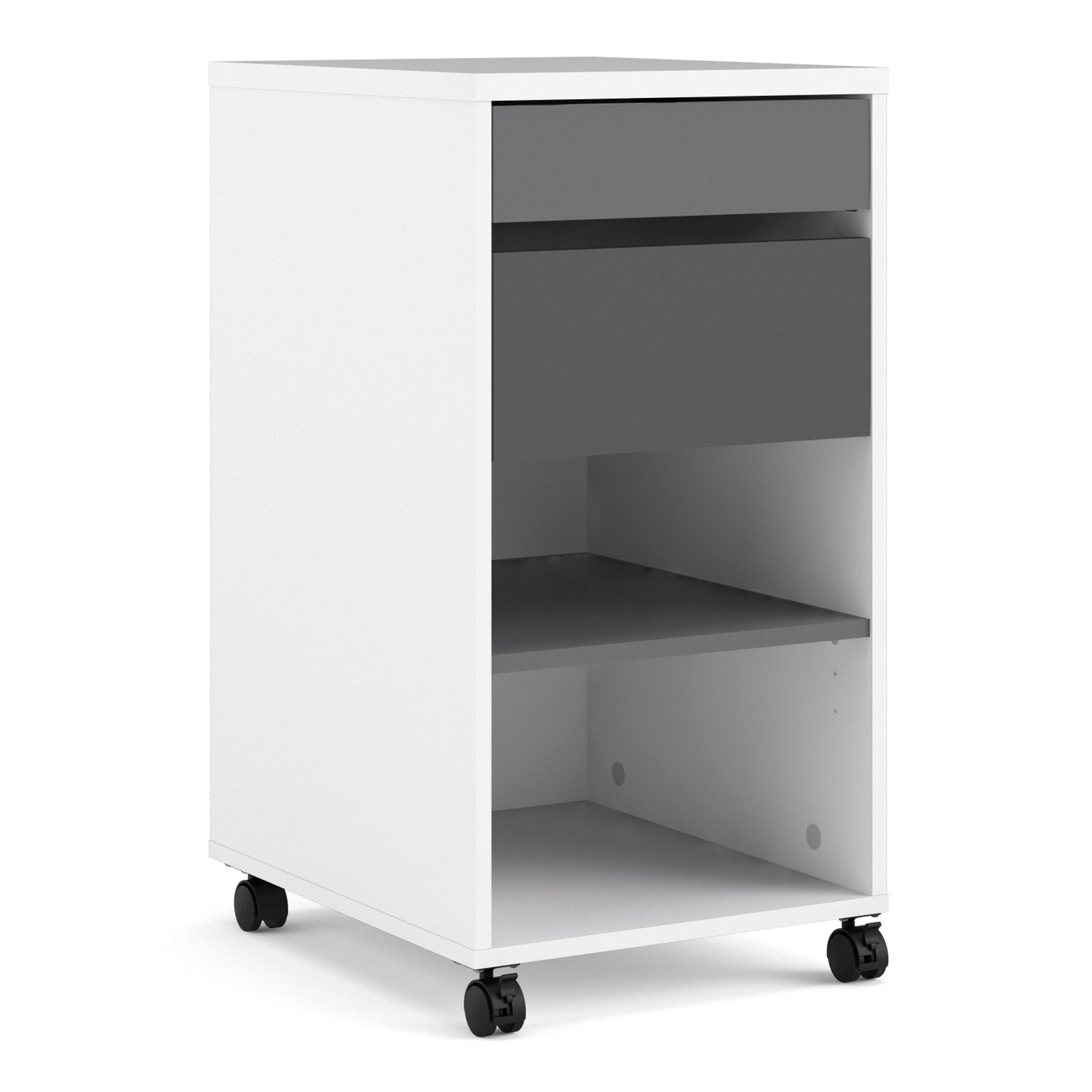 Function Plus Mobile File Cabinet 2 Drawers 1 shelf - image 1