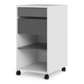 Function Plus Mobile File Cabinet 2 Drawers 1 shelf - thumbnail 3