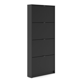 Shoes Shoe Cabinet 4 Flip Down Doors and 1 layer